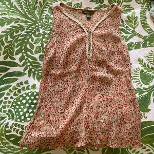 Tommy Bahama Floral Sheer Blouse